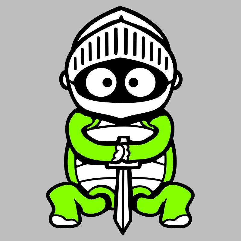 Turtle Knight Épée Fighter Armure Casque