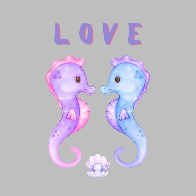 L O V E Seepferdchen