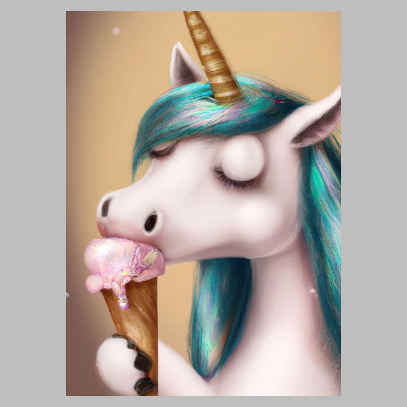 Eiscreme Einhorn