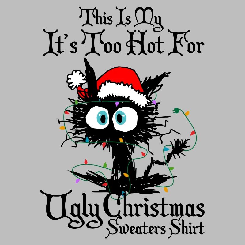 C’est mon pull de Noël trop chaud pour moche