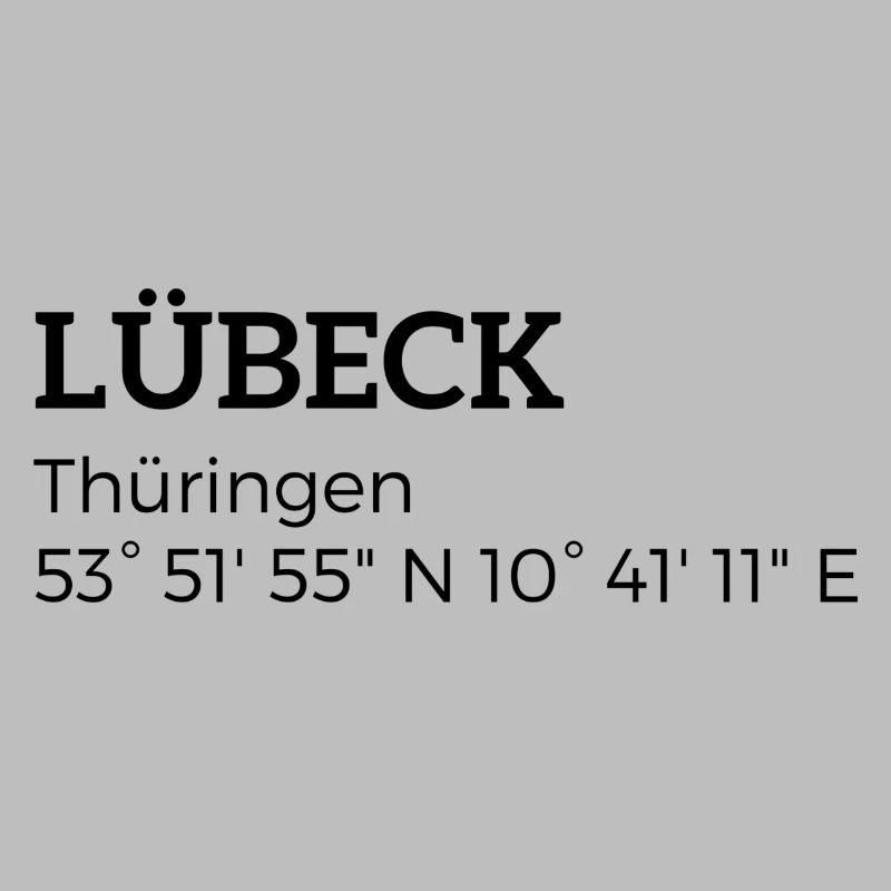 Lübeck Thuringia coordinates