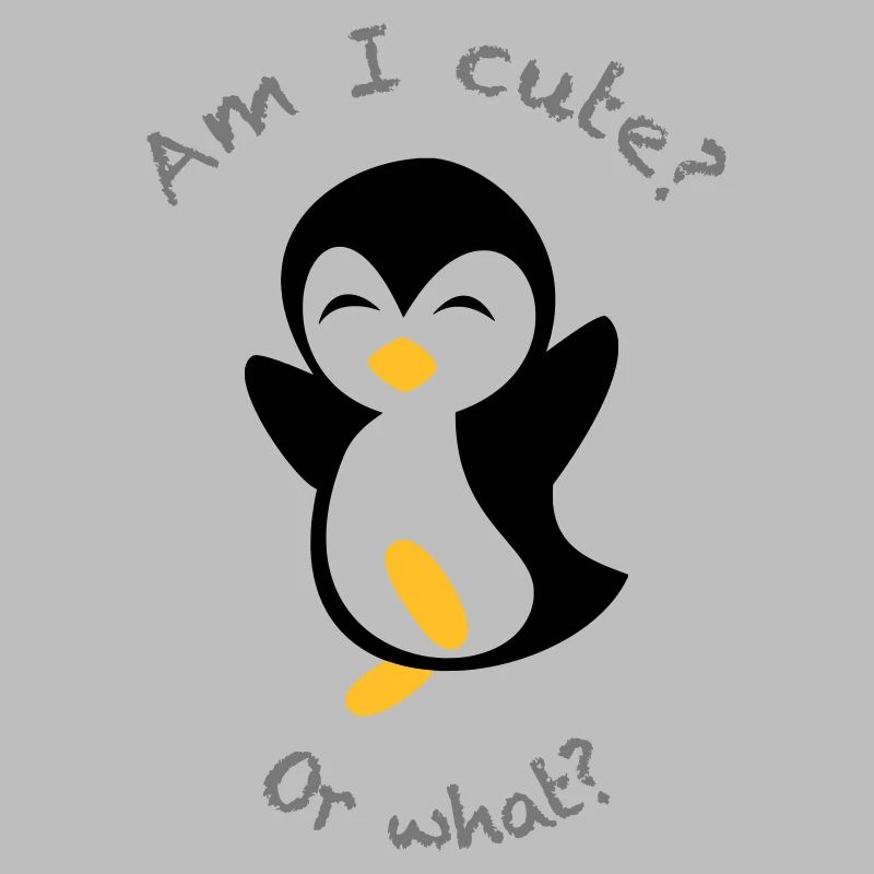 Pingouin mignon | Couleurs de conception librement sélectionnables.