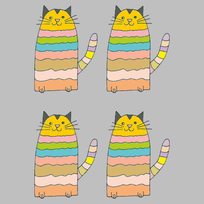 Boucles de chat quadruples