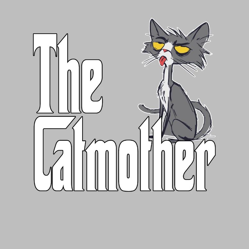 Maman chat La mère chat folle Chat Mère Kitty Maman