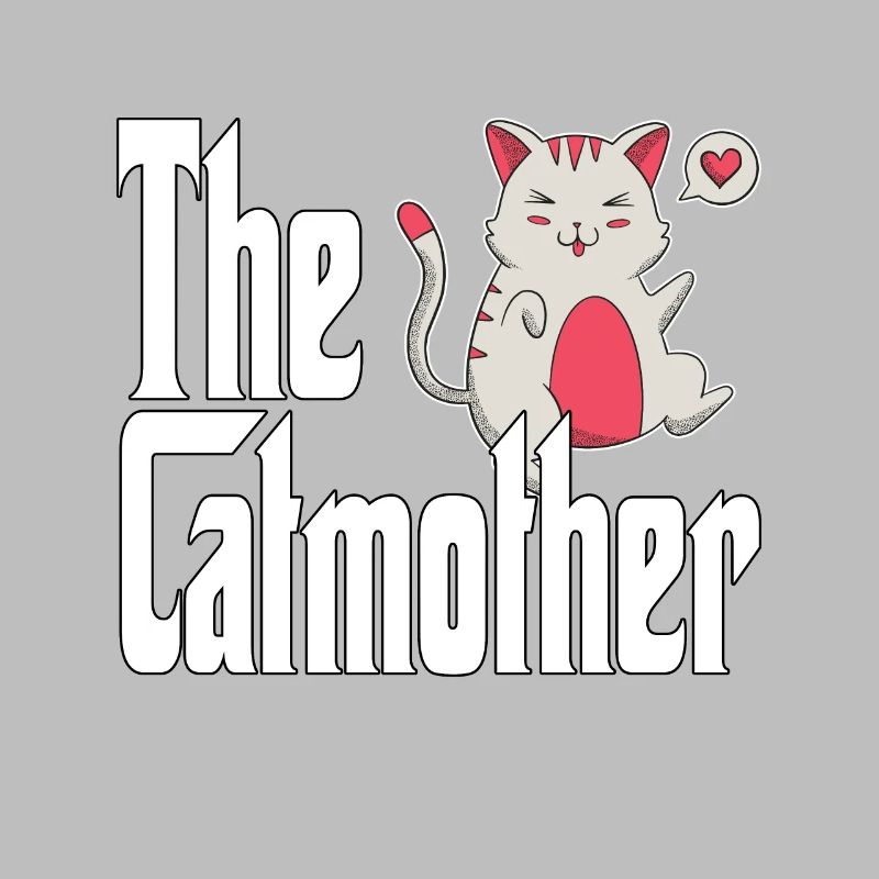 Maman chat La mère chat folle Chat Mère Kitty Maman