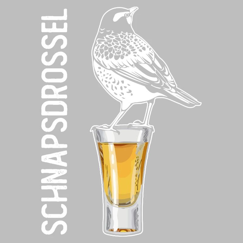 Schnapsdrossel Schnapstrinker Alkohol Schnaps