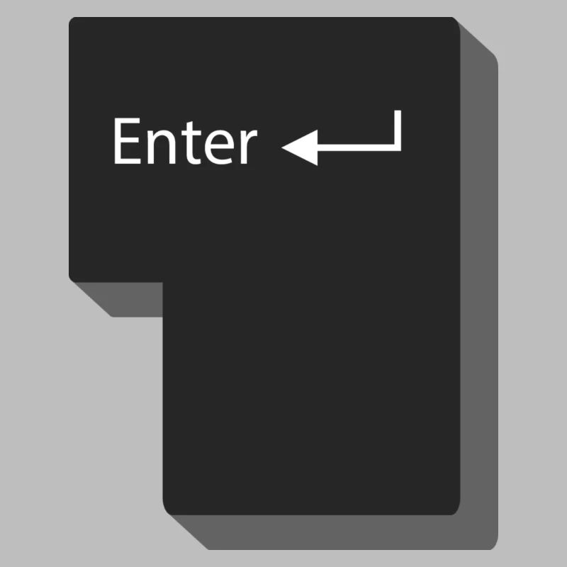 Enter Knopf Computer Geschenkidee