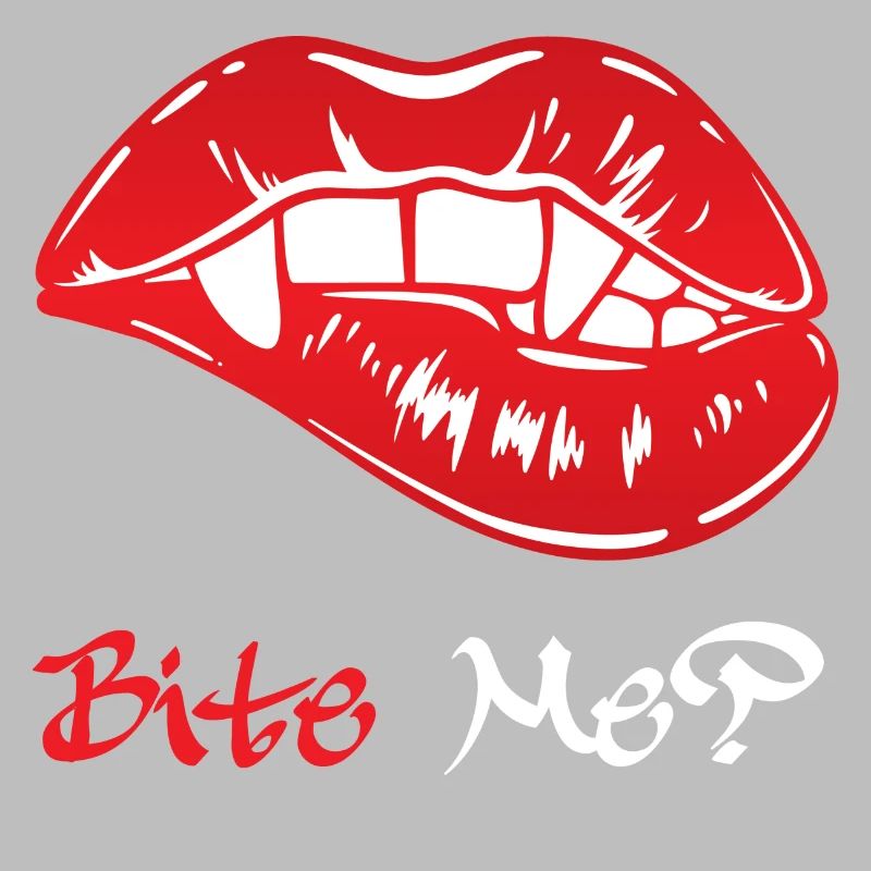 Bite Me Vampire Vampire Love Lips