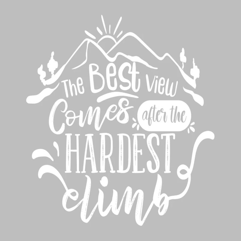 La meilleure vue vient après la montée la plus difficile
