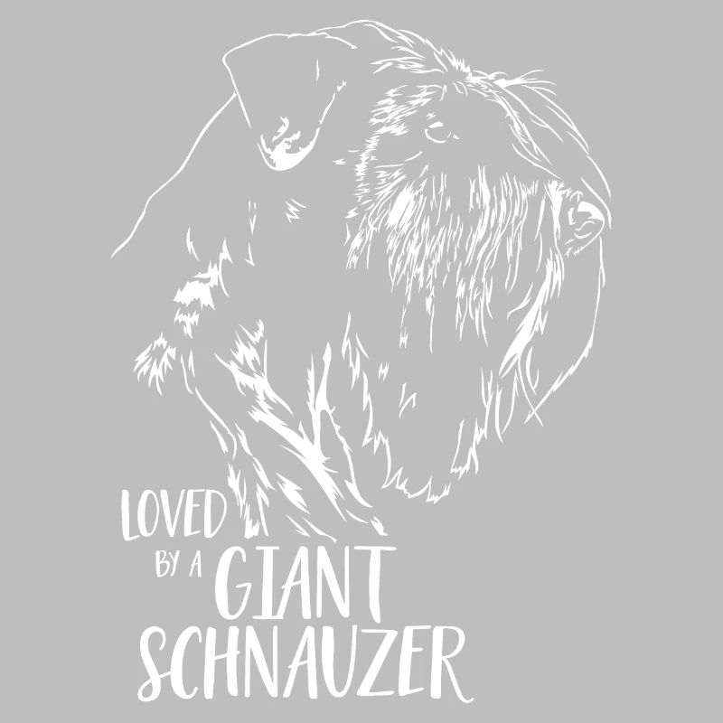 Aimé par un schnauzer géant Hundespruch Wilsigns