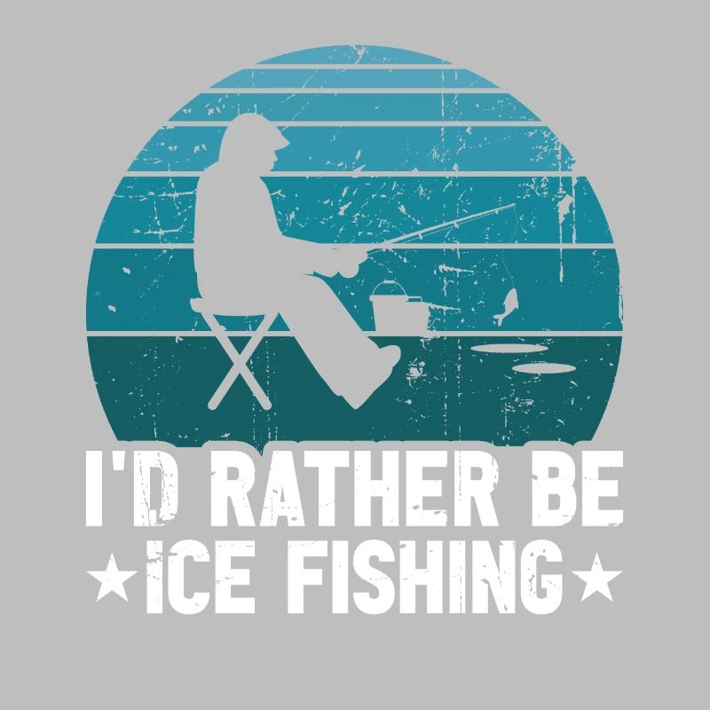 Je préfère pêcher sur glace