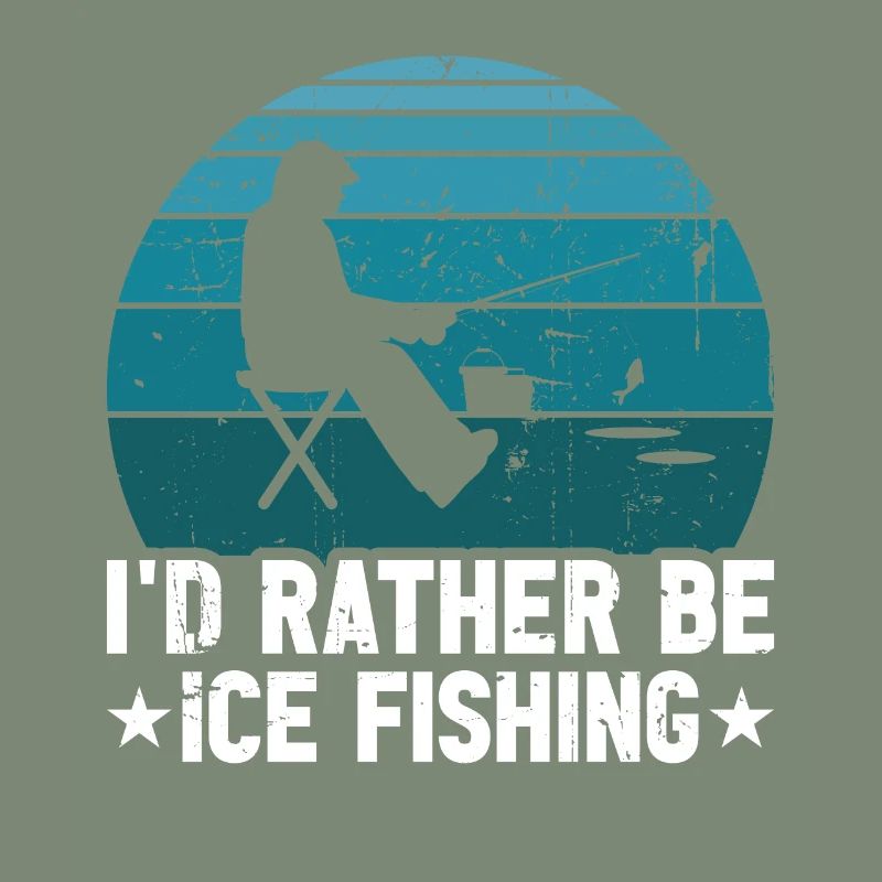 Je préfère pêcher sur glace