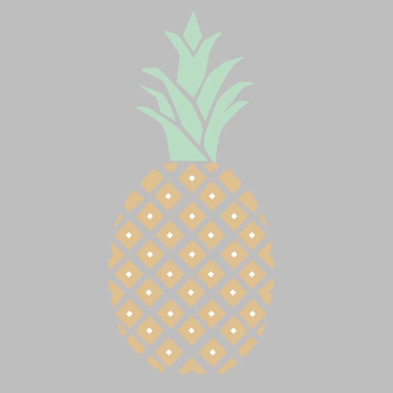 Pineapple with pattern