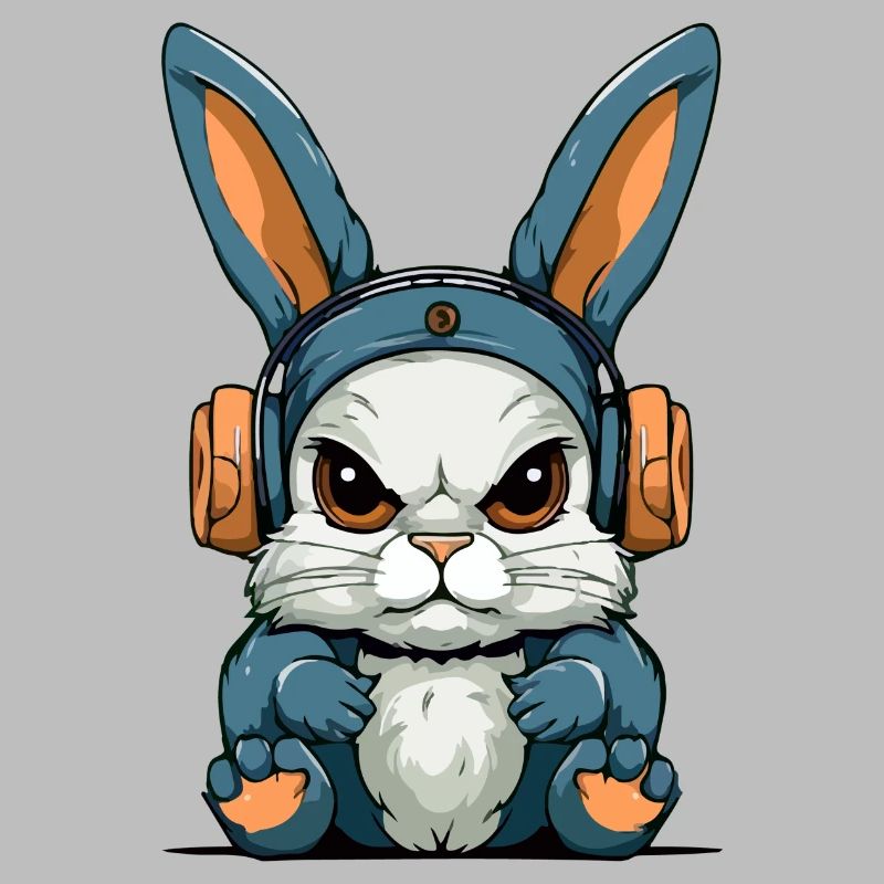 Grump the grumpy rabbit