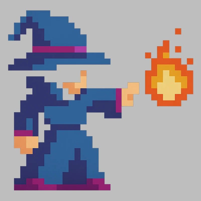 Pixel Wizard et Fire