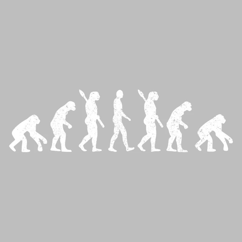 Funny Evolution of Man To Monkey Ape