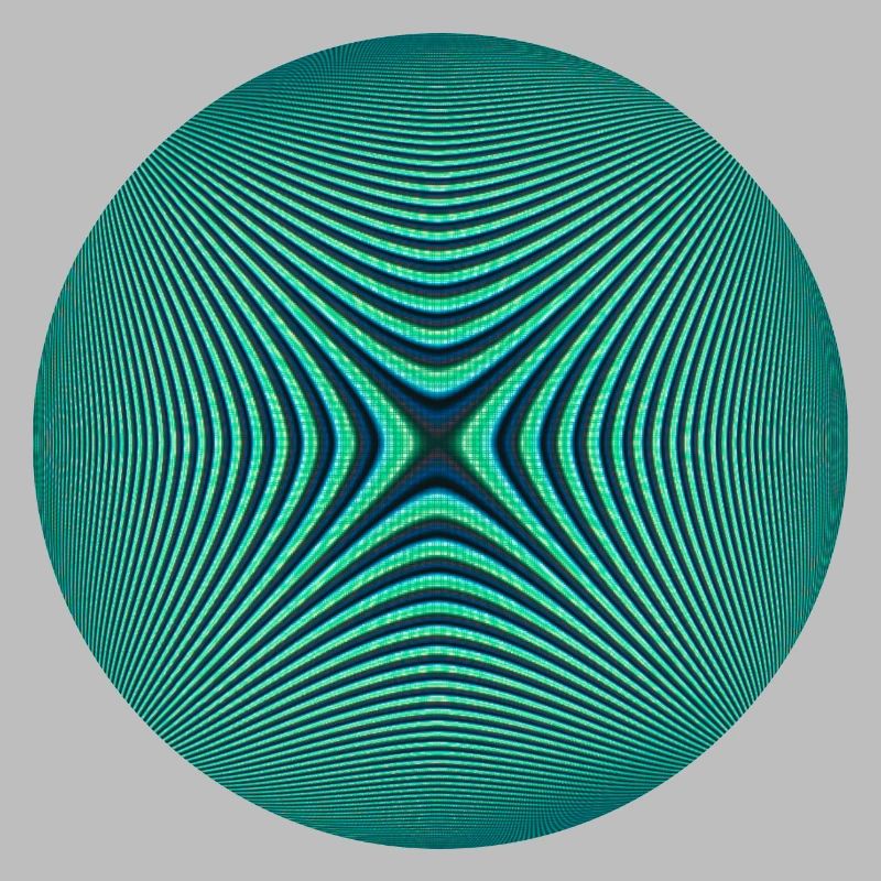 Circle with optical illusion