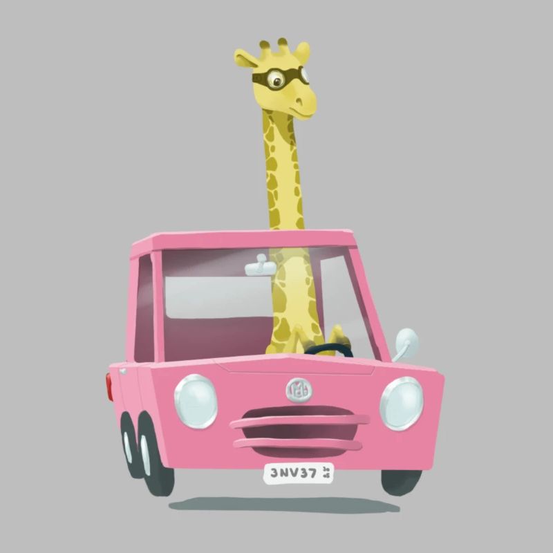 Giraffe car