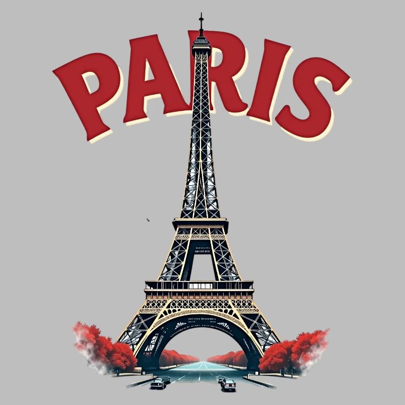 Tour Eiffel, Paris, retro