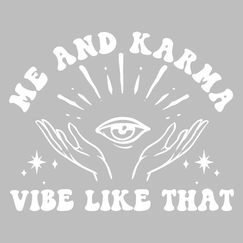 Moi et Karma Vibe Comme ça Le karma est un chat