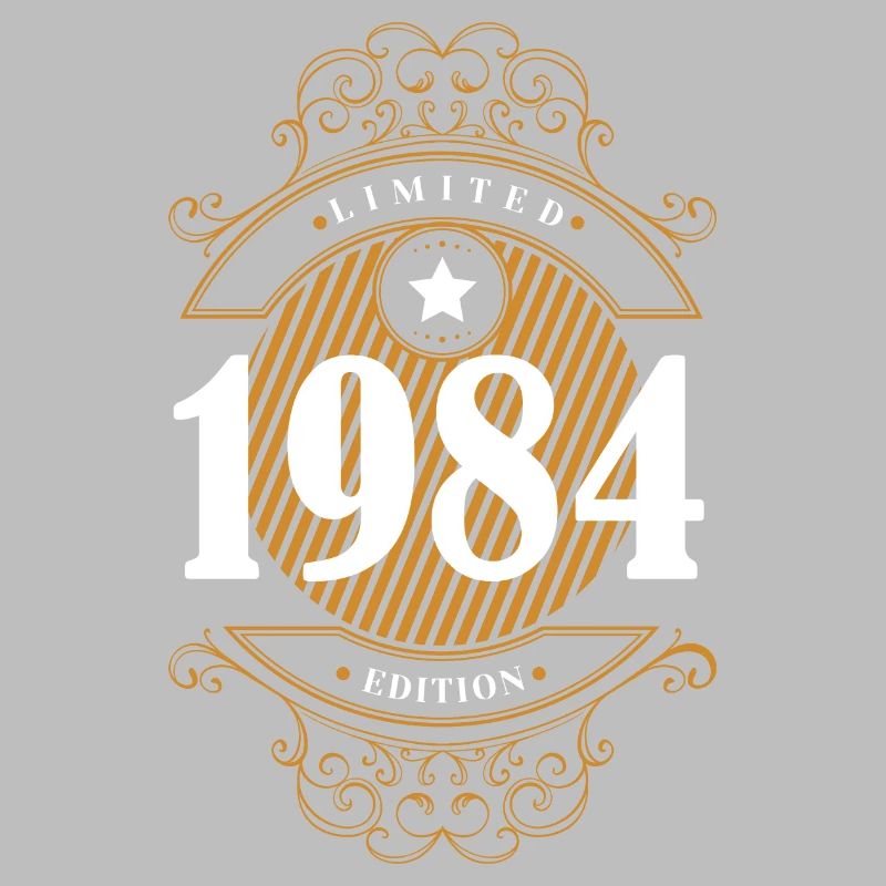 Conception d'anniversaire en édition limitée de 1984