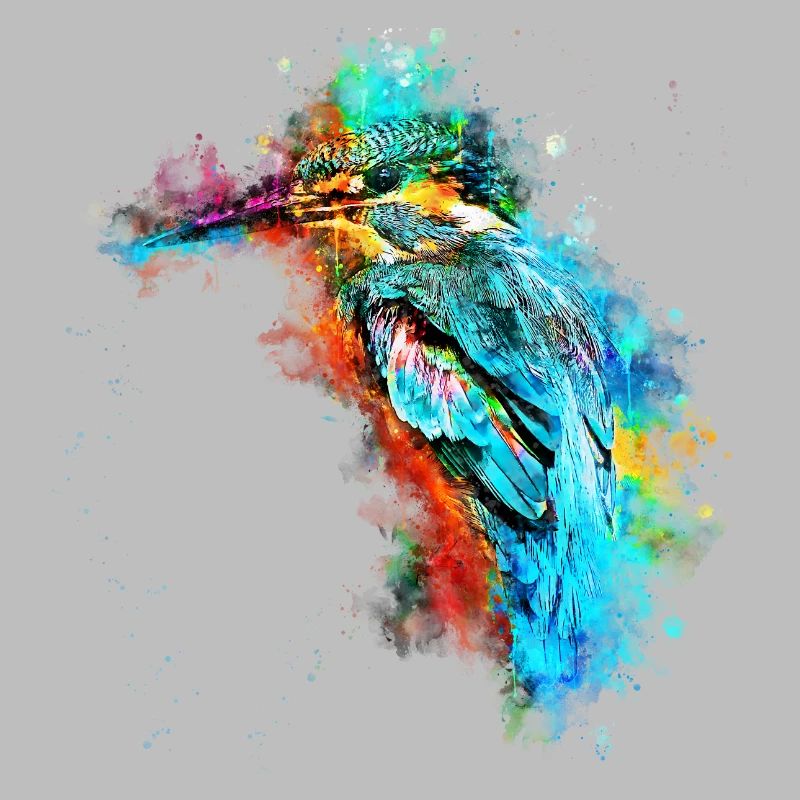 gxp oiseau de glace kingfisher eau éclaboussures