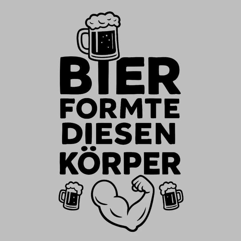 Bier formte diesen Körper