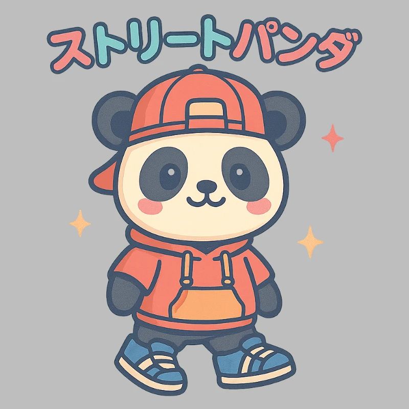 Street Panda Pullover Sweat à capuche