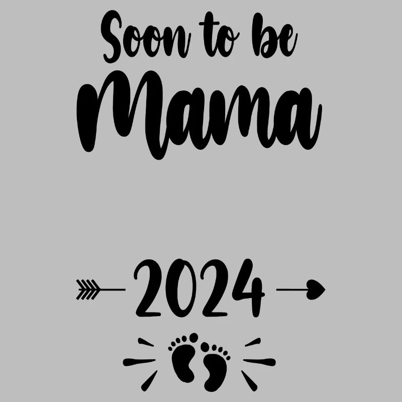 Mama wird bald Mutter 2024 Mutter schwangere Kinder Motte