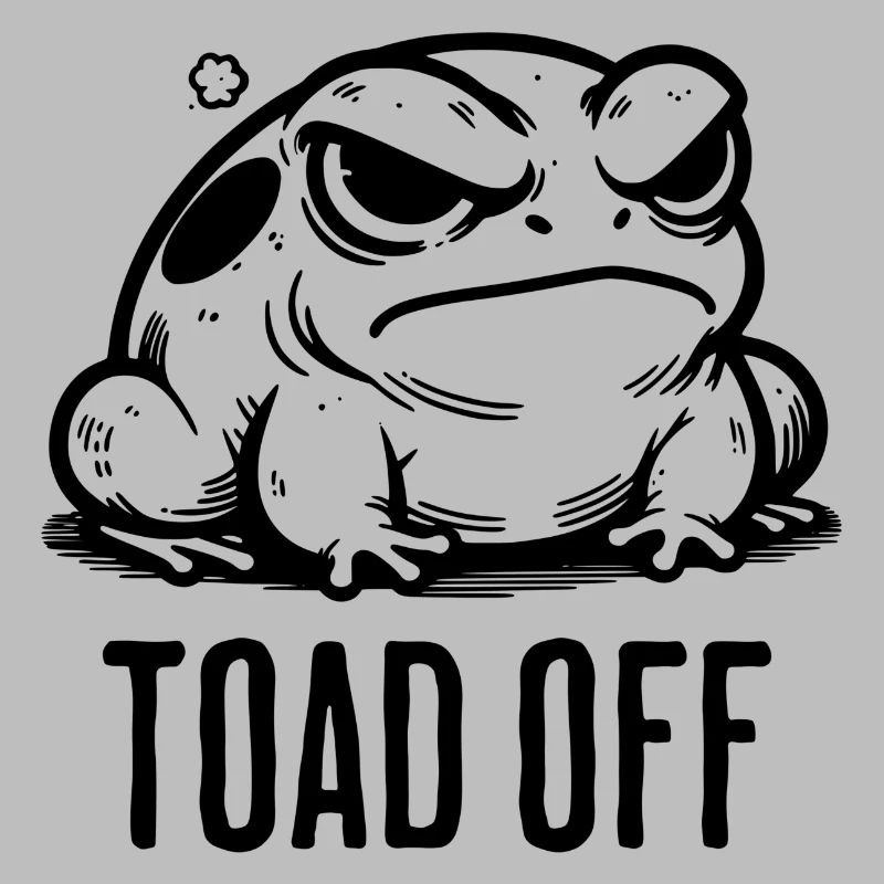 Vintage Frog Toad Meme Grumpy Frog Don't Toad Me