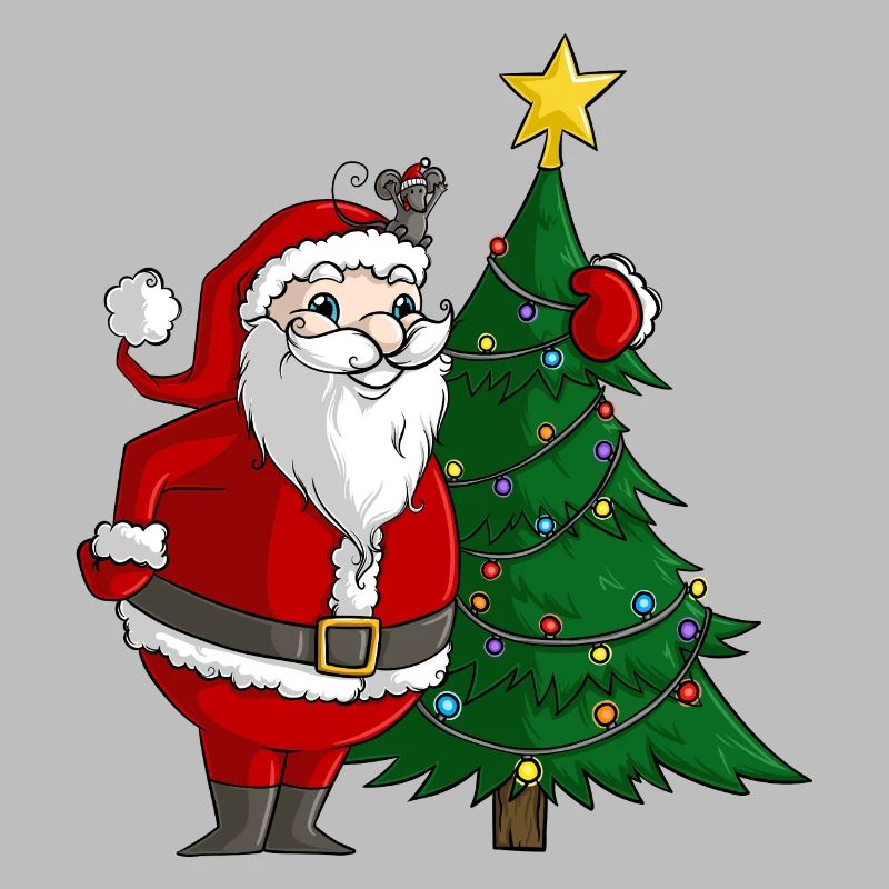 Niedlicher Comic Weihnachtsmann