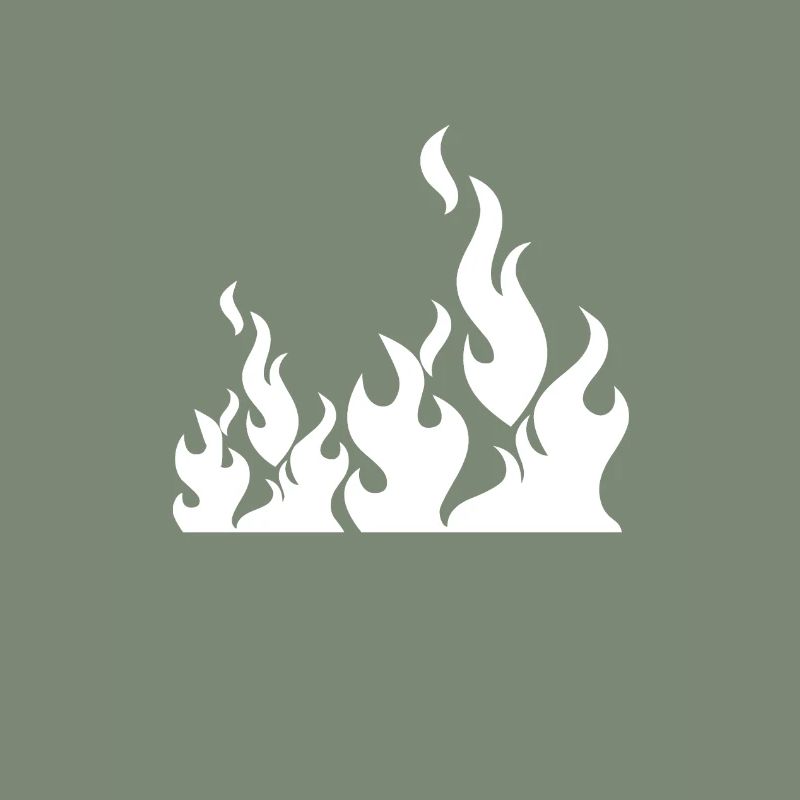 Flammen lodernd beeindruckend