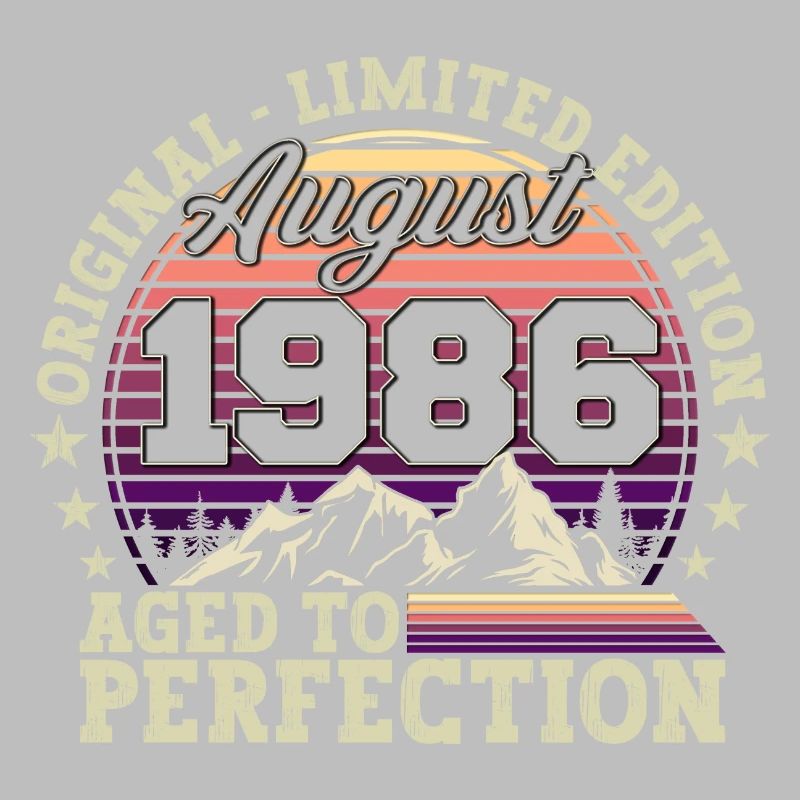 Original Août 1986 36th Birthday Fun Gift