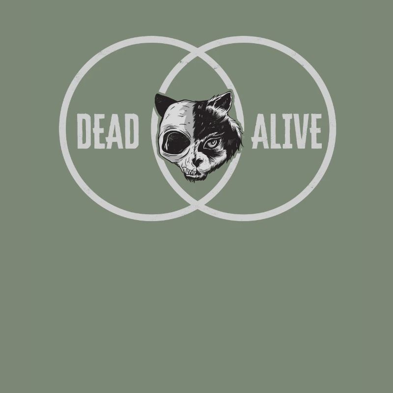 Alive Dead Schrodinger's Cat Quantum Physics