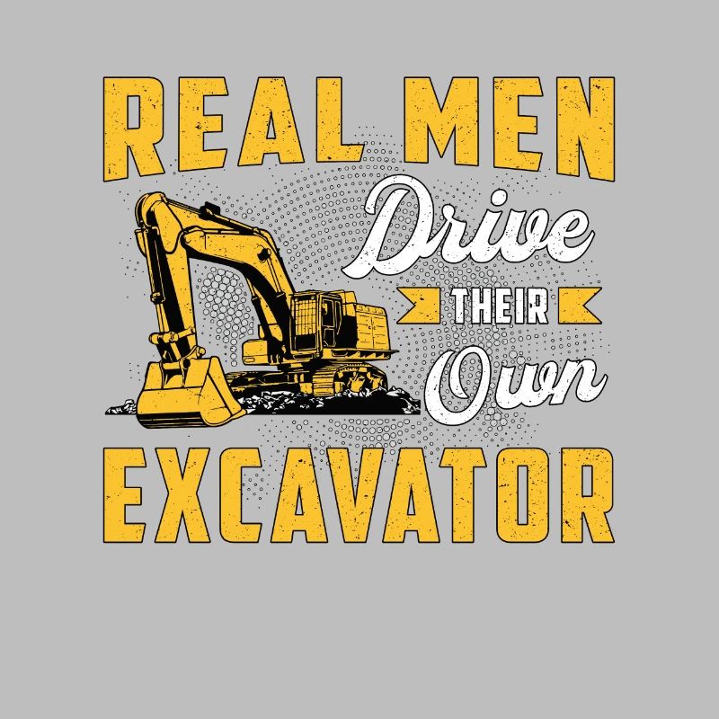 Baggerfahrer Bagger Bauarbeiter Baggern Geschenk