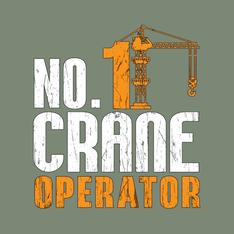 Crane Operator Construction Construction Profession Work Gift
