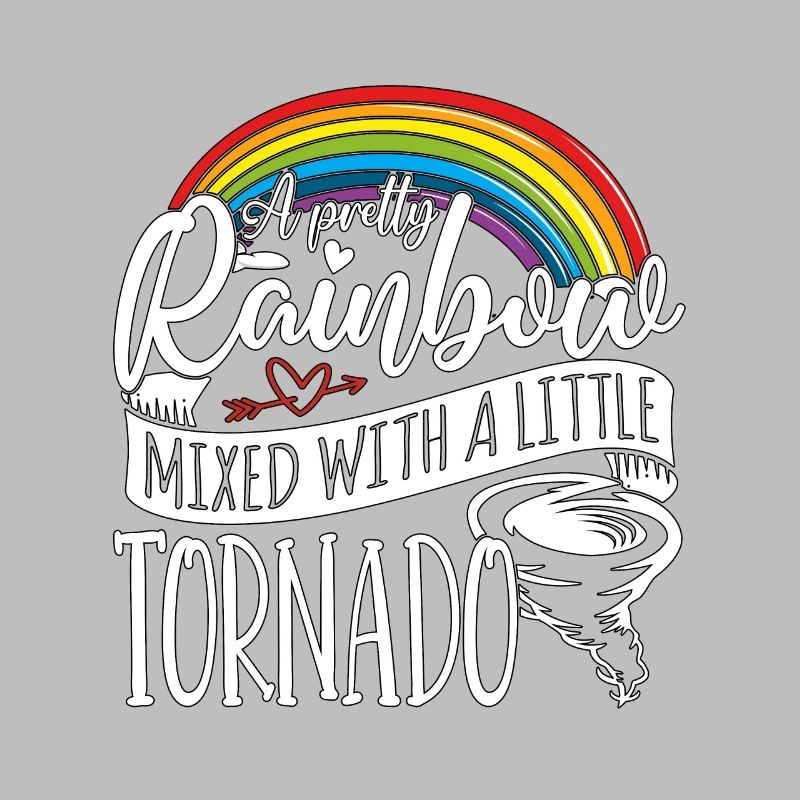 Tornadoes A Pretty Rainbow Mixed Natural Disaster
