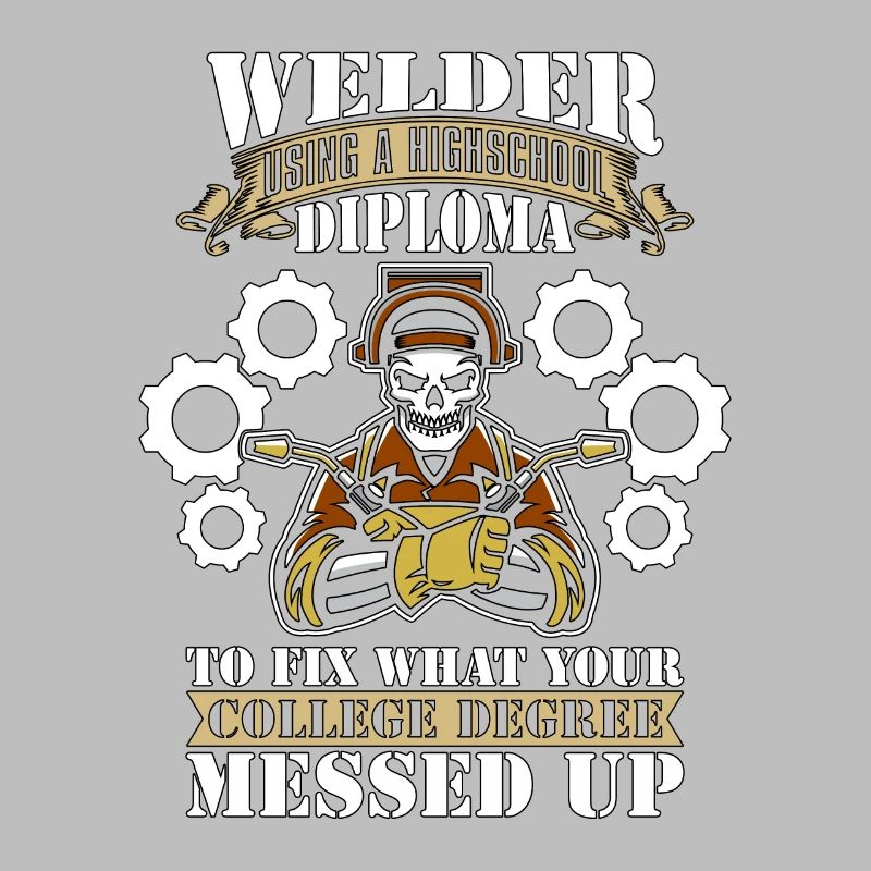 Welder Using A Highschool Diploma Welding Weld