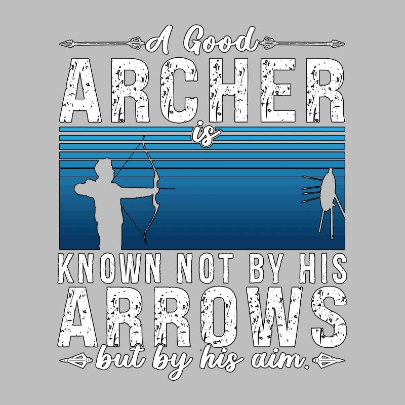 Archery A Good Archer Is Bowhunter Shooting Archer