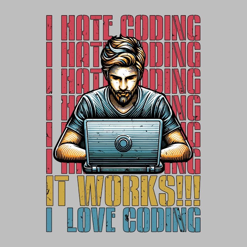 Codeur Je déteste coder Développeur Technologie Codeurs