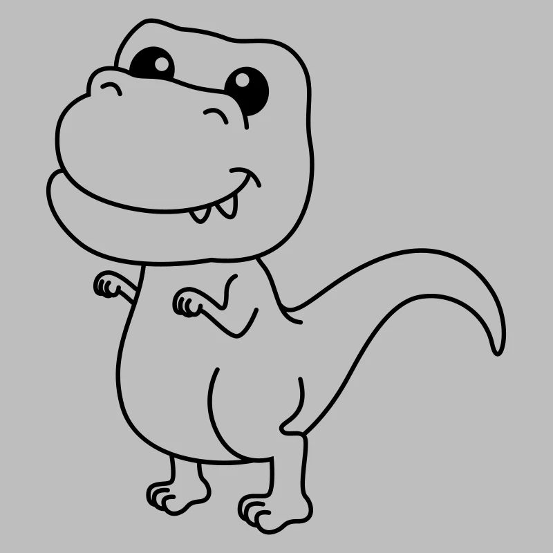 Dinosaurier T-Rex Comic