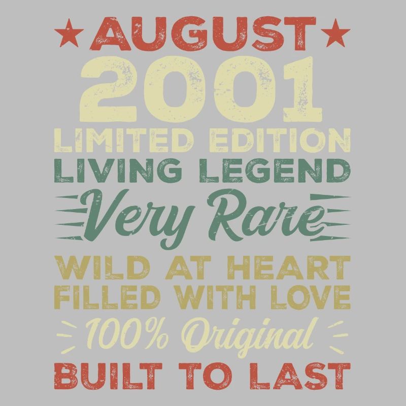 August 2001 - Gift idea for August 2001 - 2001