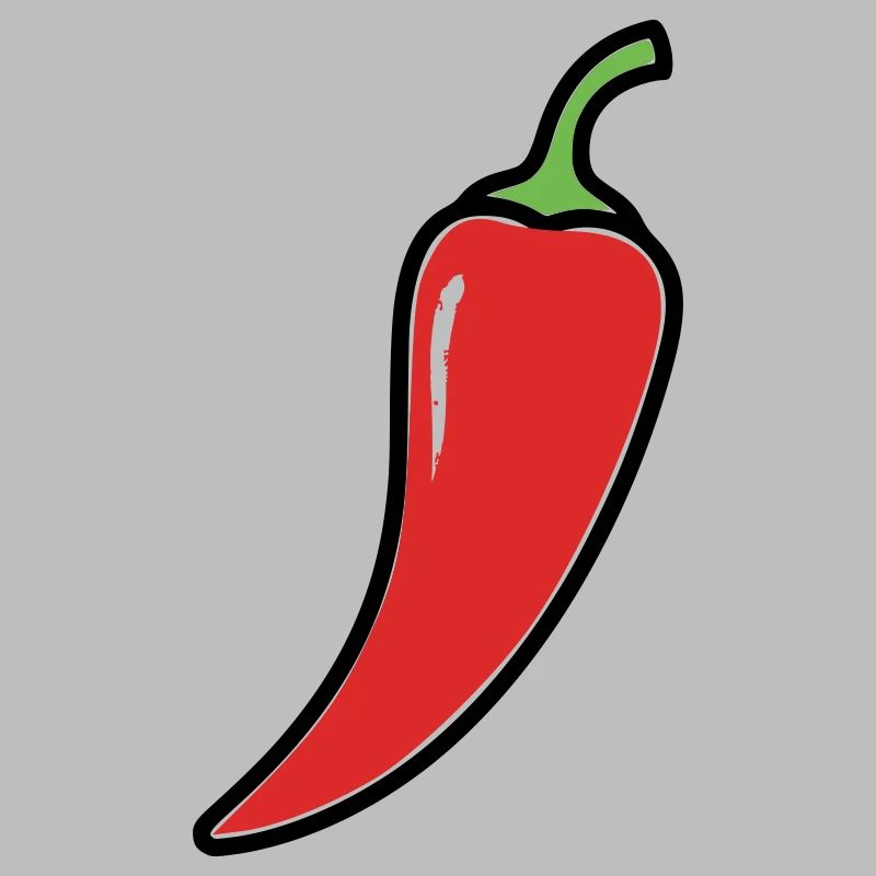 Chili Schote Scharf Comic