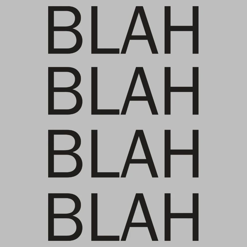 bla bla bla