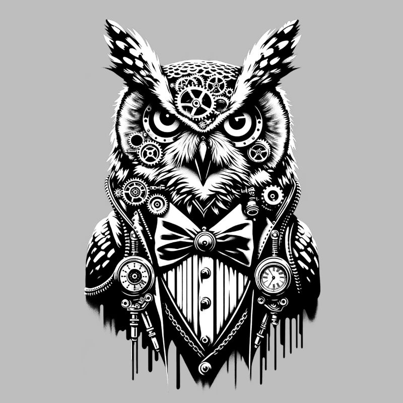 Nacht-Eule | Technik-Eule | Nerd-Uhu