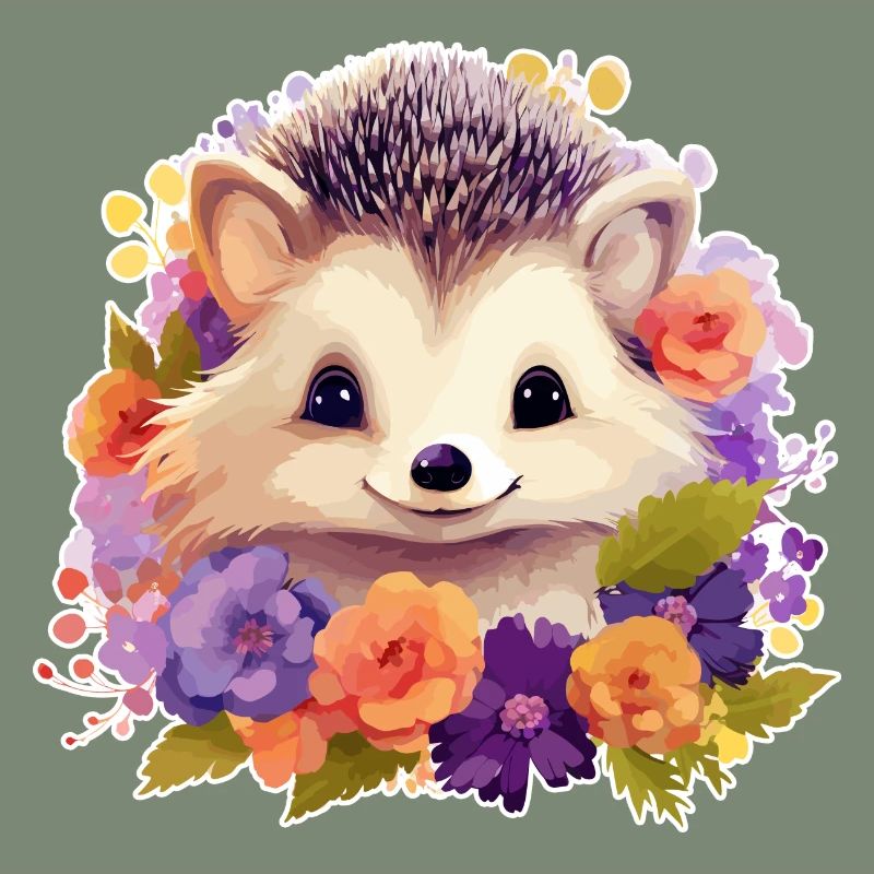Hérisson mignon