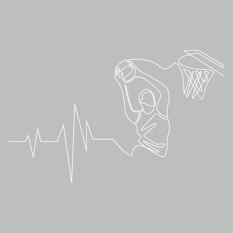 Basketteur sous tension devant le panier