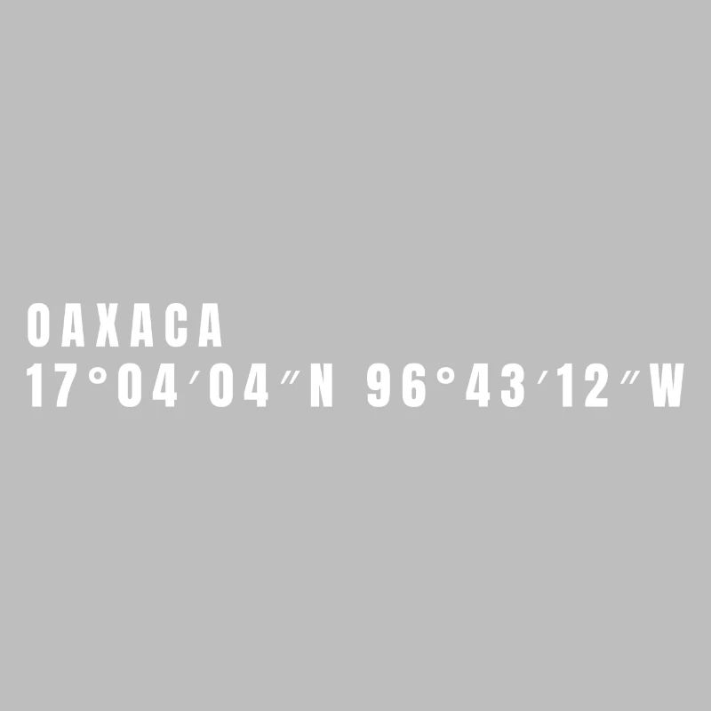 Oaxaca Mexico Coordinates