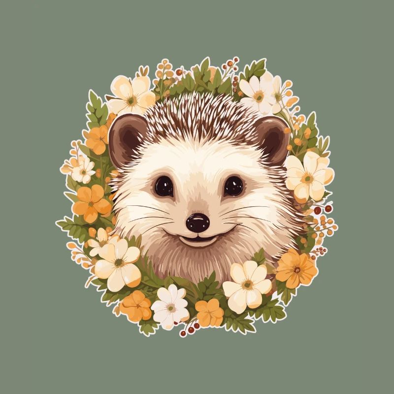 Hérisson mignon