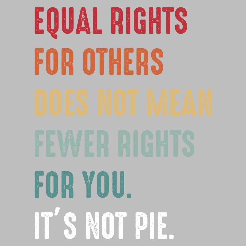 Equal rights for others does not mean less